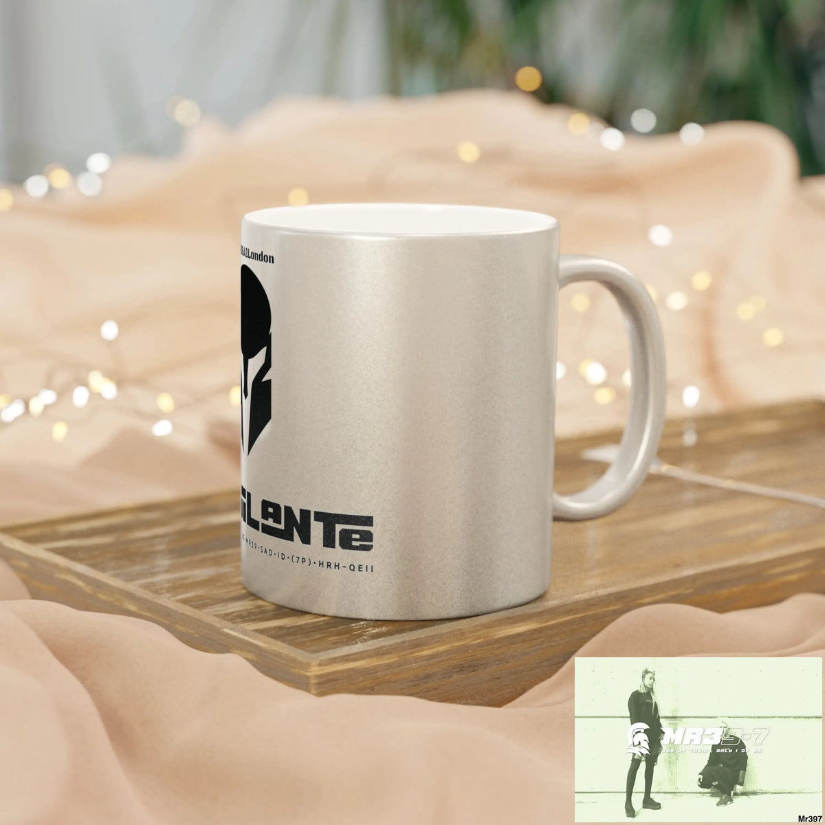 A1-Vigilante Sparta #I7MI6A1London Metallic Mug (Silver\Gold) Mug
