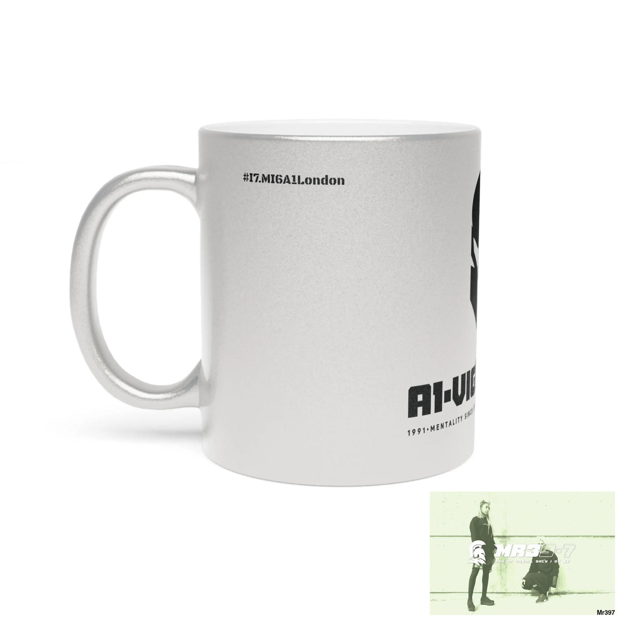 A1-Vigilante Sparta #I7MI6A1London Metallic Mug (Silver\Gold) Mug