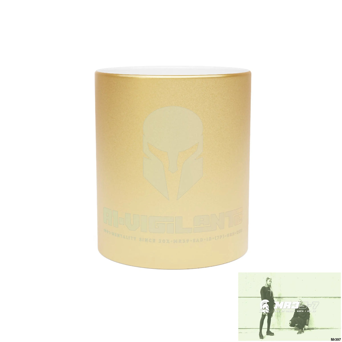 A1-Vigilante Sparta #I7MI6A1London Metallic Mug (Silver\Gold) Mug