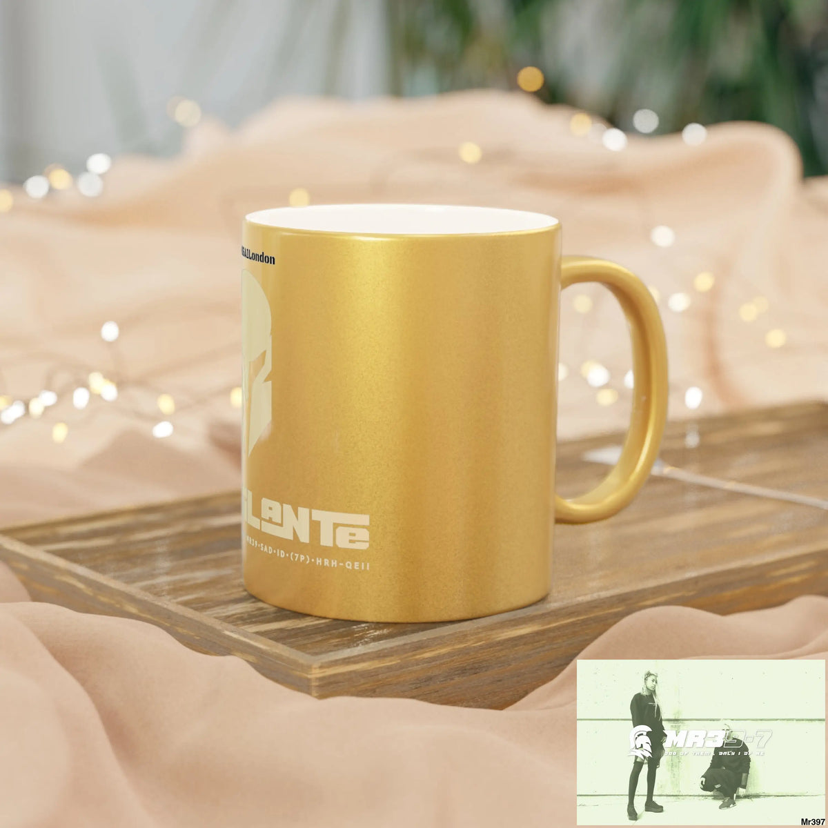 A1-Vigilante Sparta #I7MI6A1London Metallic Mug (Silver\Gold) Mug