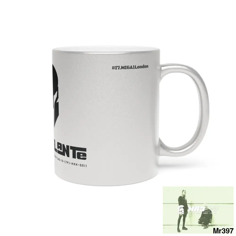 A1-Vigilante Sparta #I7MI6A1London Metallic Mug (Silver\Gold) Mug