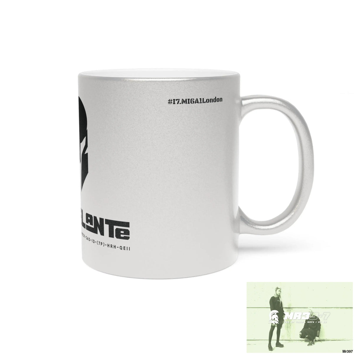 A1-Vigilante Sparta #I7MI6A1London Metallic Mug (Silver\Gold) Mug