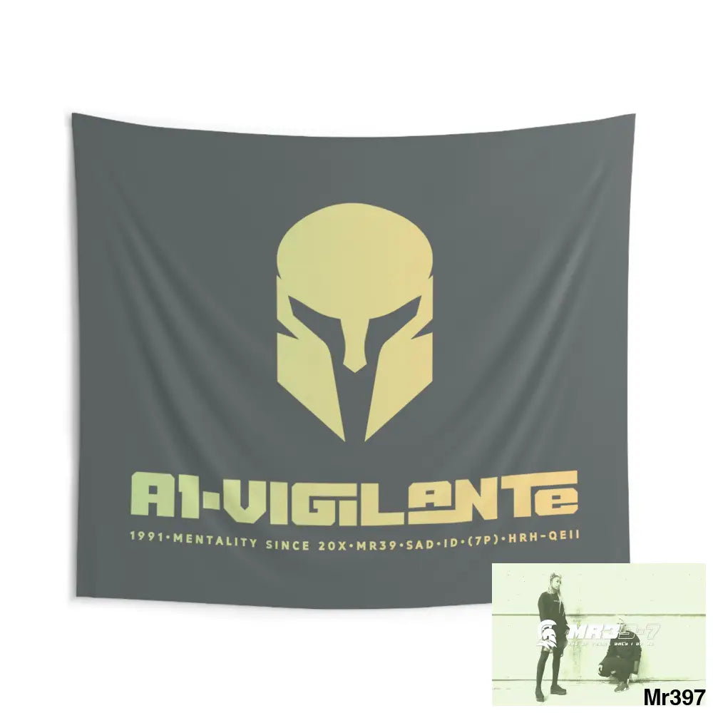 A1-Vigilante Sparta Indoor Wall Tapestries 104’’ × 88’’ Home Decor