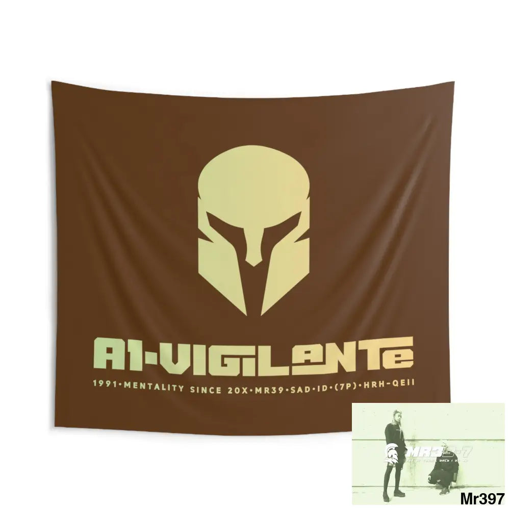 A1-Vigilante Sparta Indoor Wall Tapestries 104’’ × 88’’ Home Decor