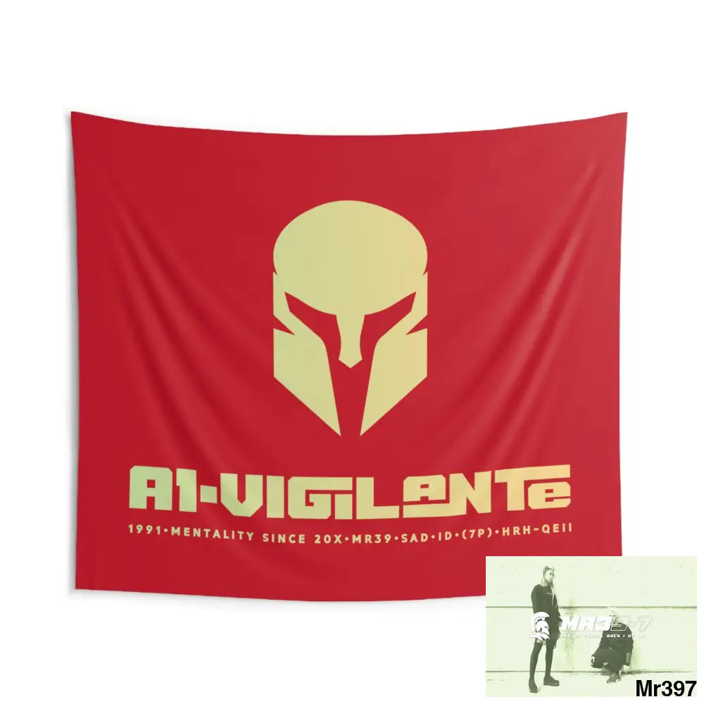 A1-Vigilante Sparta Indoor Wall Tapestries 104’’ × 88’’ Home Decor