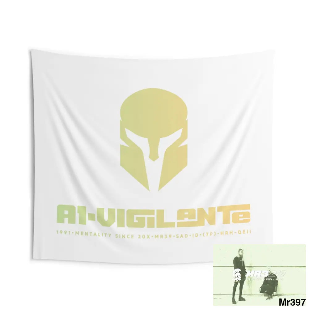 A1-Vigilante Sparta Indoor Wall Tapestries 104’’ × 88’’ Home Decor