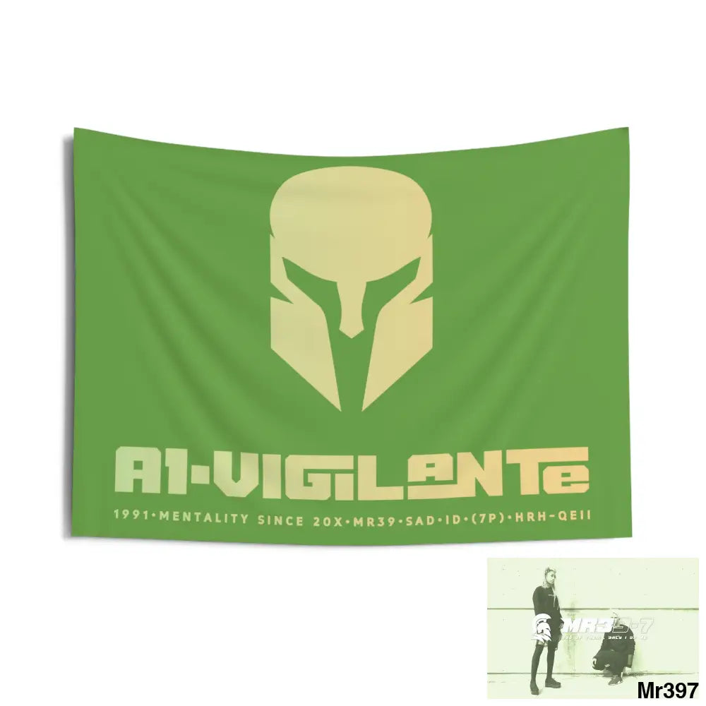 A1-Vigilante Sparta Indoor Wall Tapestries 36’’ × 26’’ Home Decor