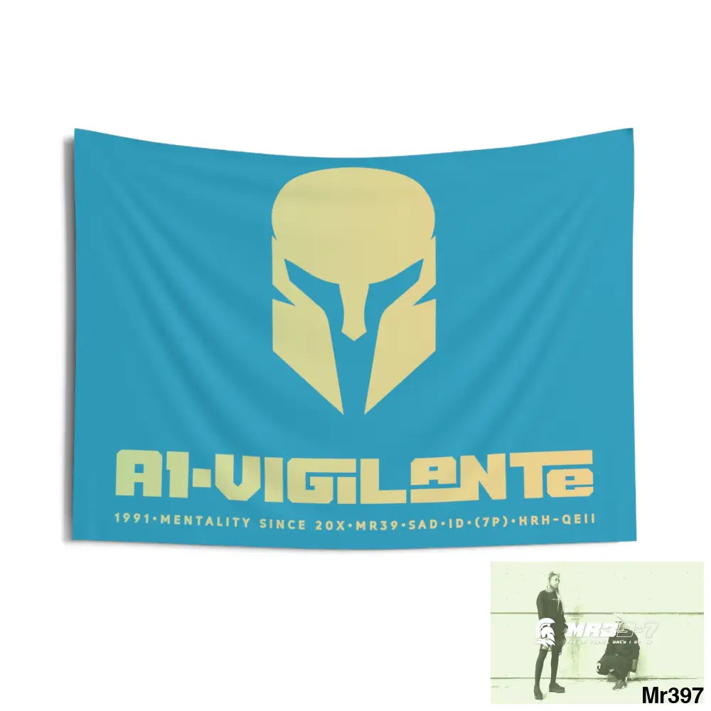 A1-Vigilante Sparta Indoor Wall Tapestries 36’’ × 26’’ Home Decor