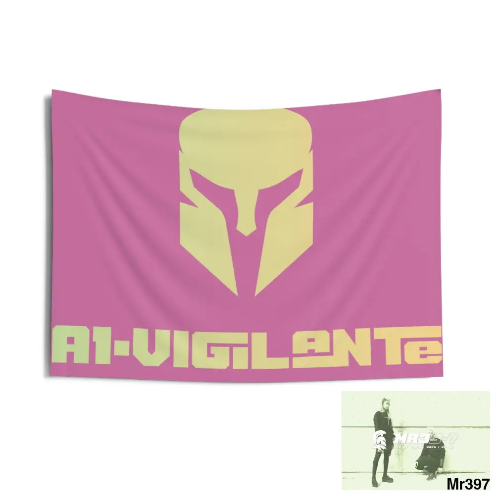 A1-Vigilante Sparta Indoor Wall Tapestries 36’’ × 26’’ Home Decor