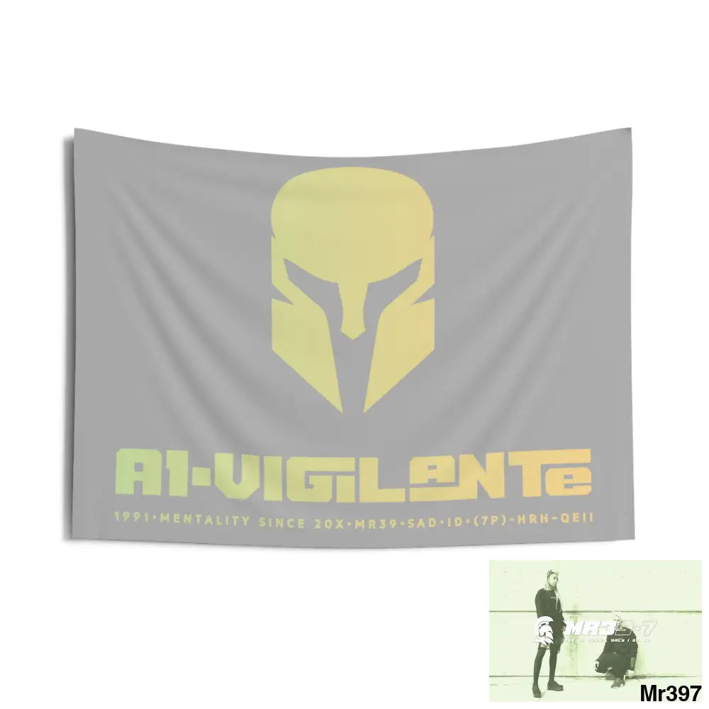 A1-Vigilante Sparta Indoor Wall Tapestries 36’’ × 26’’ Home Decor