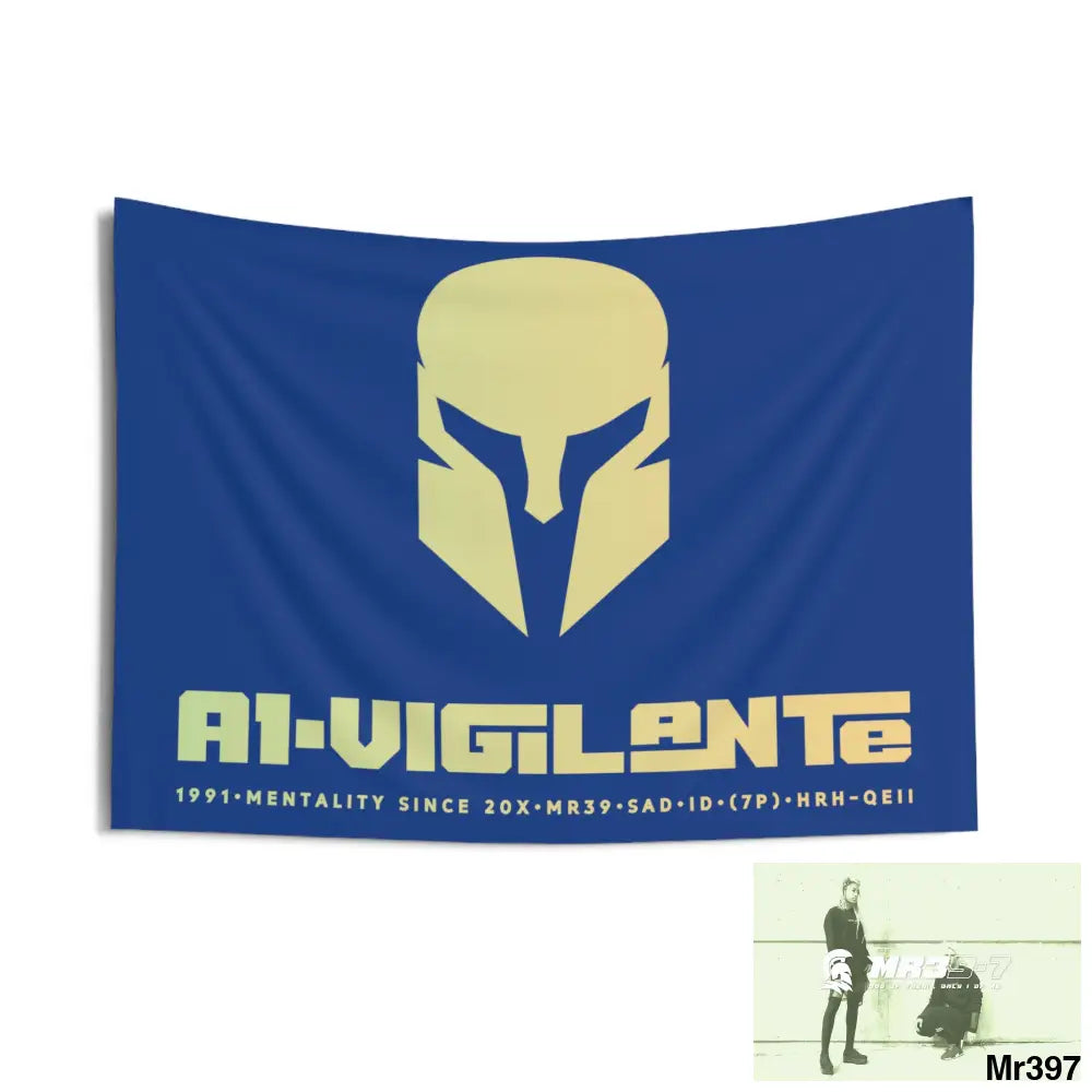 A1-Vigilante Sparta Indoor Wall Tapestries 36’’ × 26’’ Home Decor
