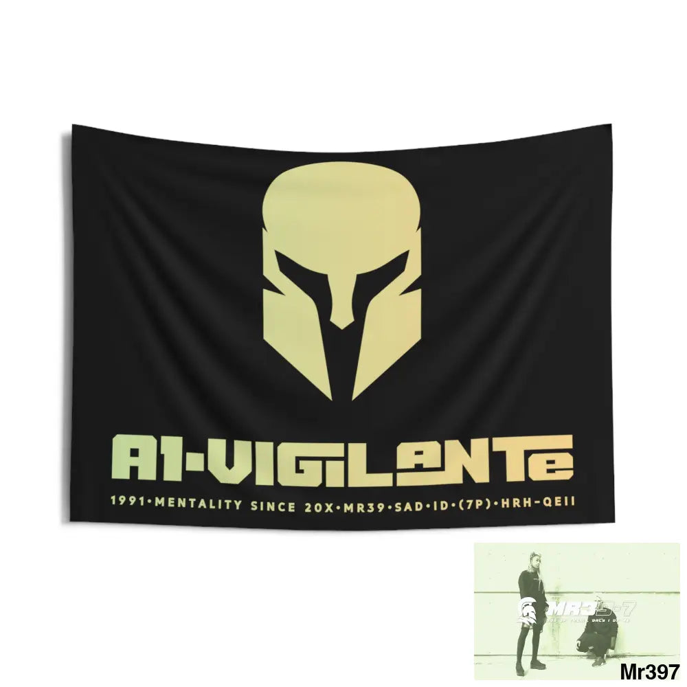 A1-Vigilante Sparta Indoor Wall Tapestries 36’’ × 26’’ Home Decor