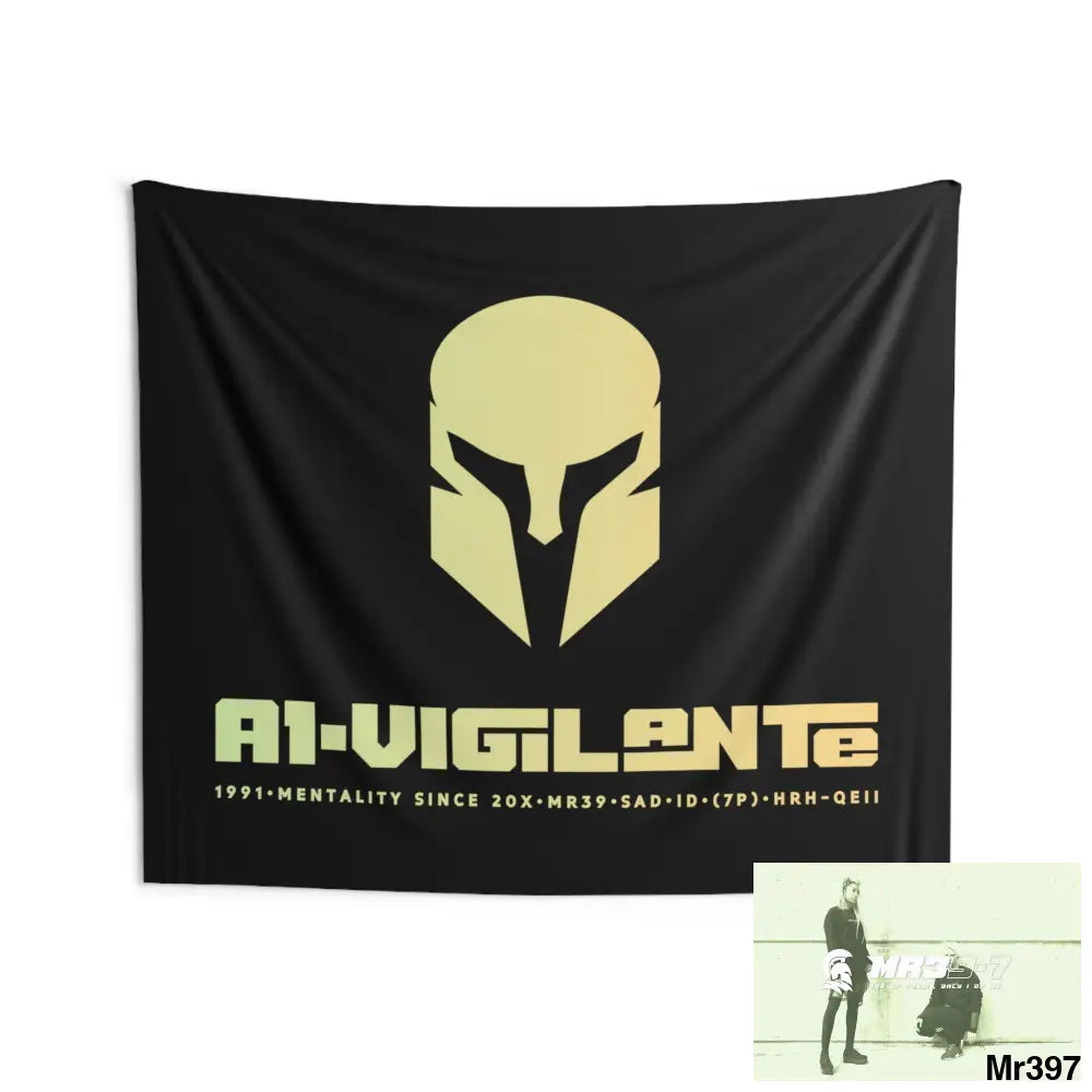 A1-Vigilante Sparta Indoor Wall Tapestries 80’’ × 68’’ Home Decor