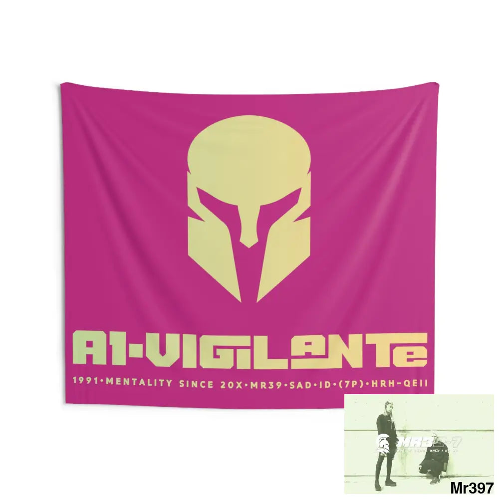 A1-Vigilante Sparta Indoor Wall Tapestries 80’’ × 68’’ Home Decor