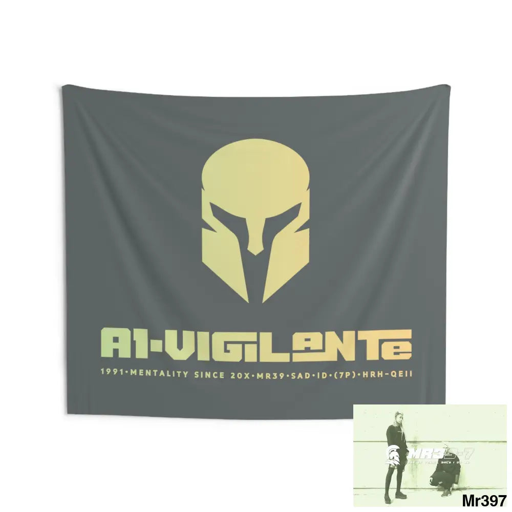 A1-Vigilante Sparta Indoor Wall Tapestries 80’’ × 68’’ Home Decor