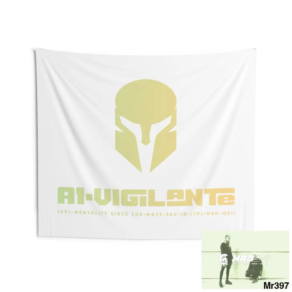 A1-Vigilante Sparta Indoor Wall Tapestries 80’’ × 68’’ Home Decor