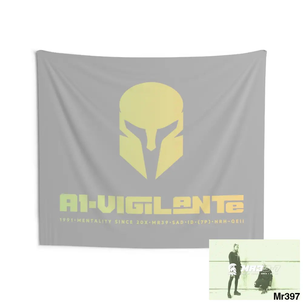 A1-Vigilante Sparta Indoor Wall Tapestries 80’’ × 68’’ Home Decor