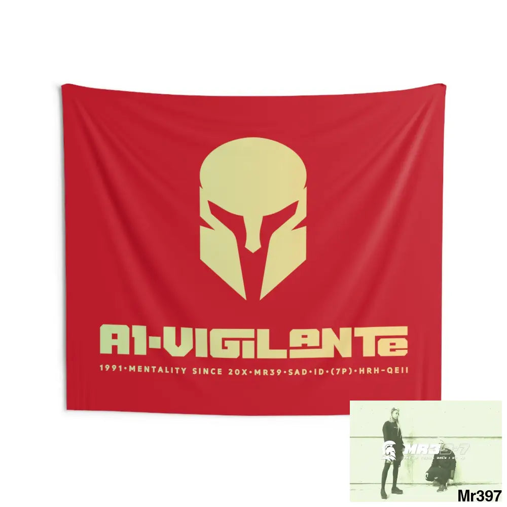 A1-Vigilante Sparta Indoor Wall Tapestries 80’’ × 68’’ Home Decor