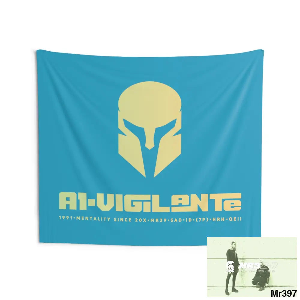 A1-Vigilante Sparta Indoor Wall Tapestries 80’’ × 68’’ Home Decor