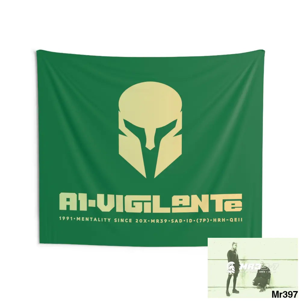 A1-Vigilante Sparta Indoor Wall Tapestries 80’’ × 68’’ Home Decor