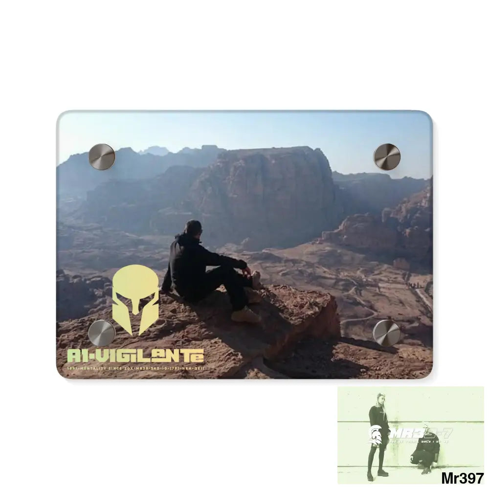 A1 Vigilante Sparta Jordan Break from Madness 2014 Acrylic Wall Art Panels 7’’ x 5’’ (Horizontal) / 0.25’’ Home Decor