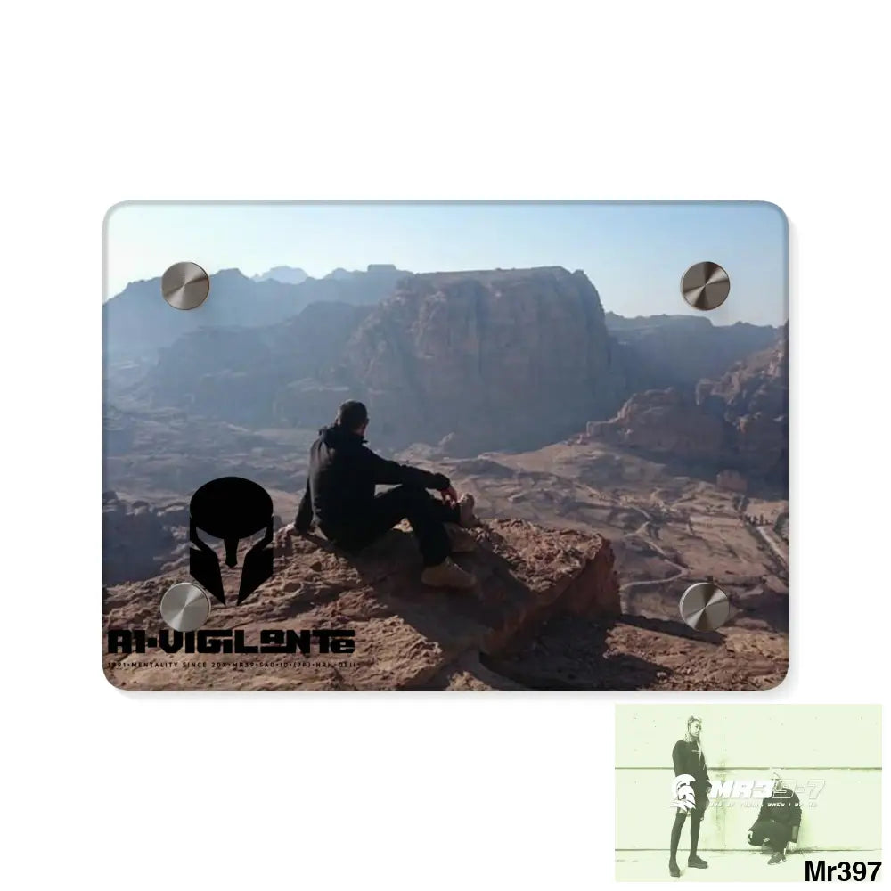 A1 Vigilante Sparta Jordan Break from Madness 2014 Acrylic Wall Art Panels 7’’ x 5’’ (Horizontal) / 0.25’’ Home Decor