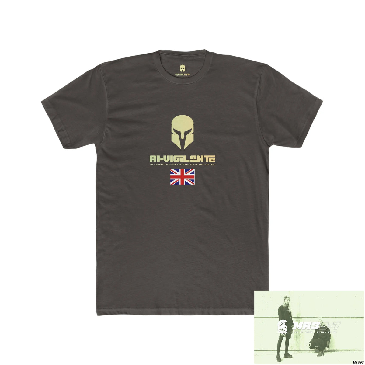 A1-Vigilante Sparta Kenya 2015 Mombasa Airport Men’s Cotton Crew Tee Solid Dark Chocolate / S T-Shirt