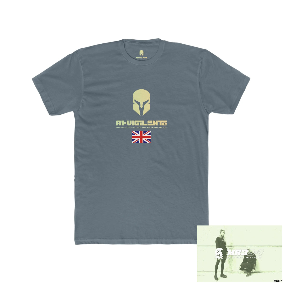 A1-Vigilante Sparta Kenya 2015 Mombasa Airport Men’s Cotton Crew Tee Solid Indigo / S T-Shirt