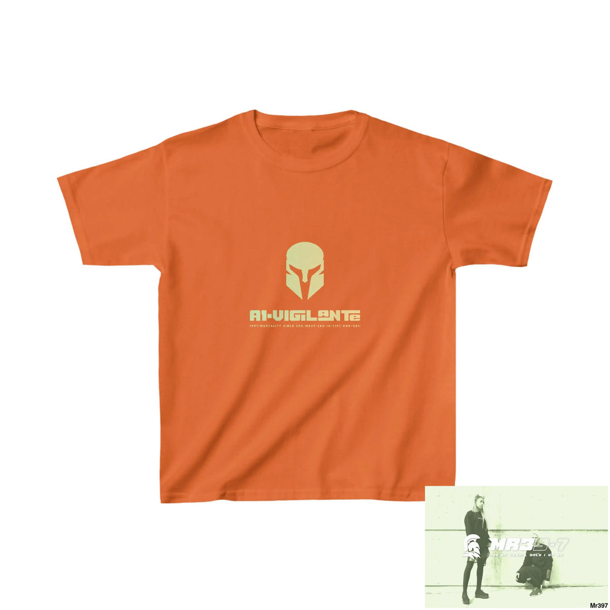 A1-Vigilante -Sparta Kids Heavy Cotton™ Tee S / Orange Kids clothes