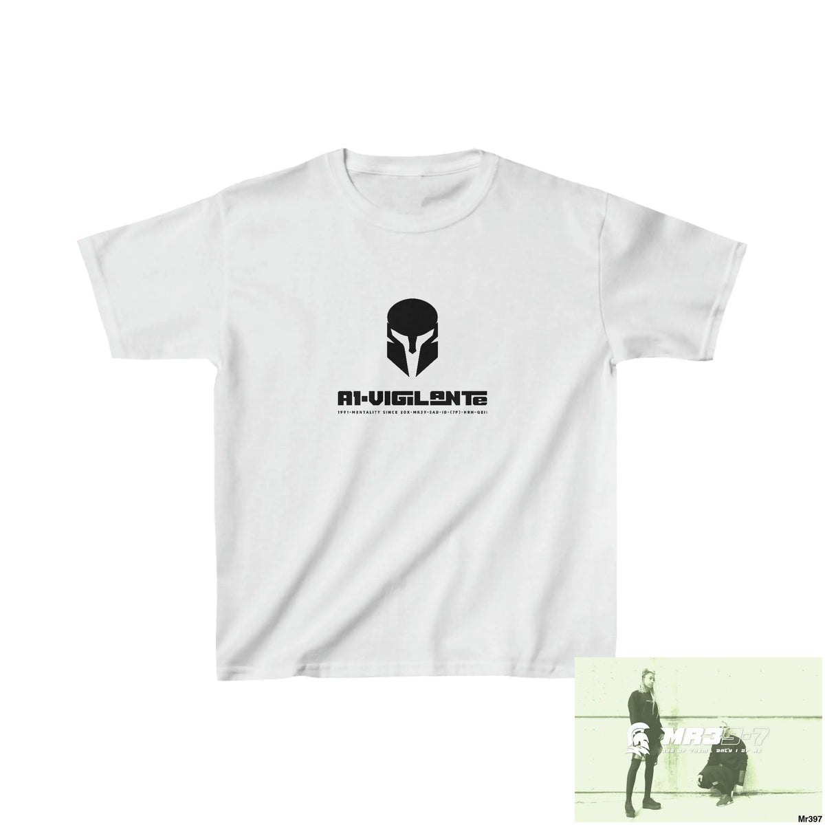 A1-Vigilante Sparta - Kids Heavy Cotton™ Tee XS / Ash Kids clothes
