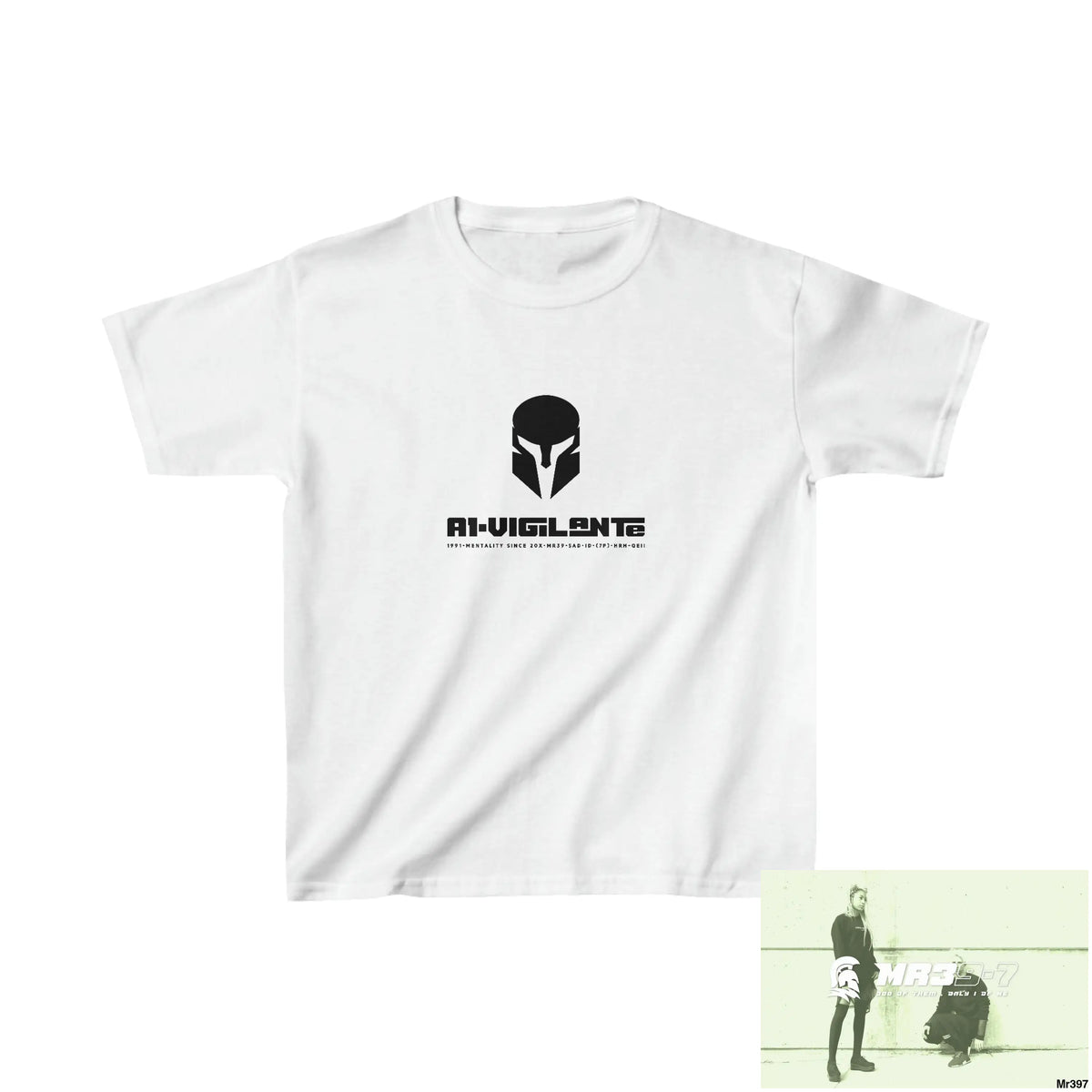 A1-Vigilante Sparta - Kids Heavy Cotton™ Tee XS / White Kids clothes