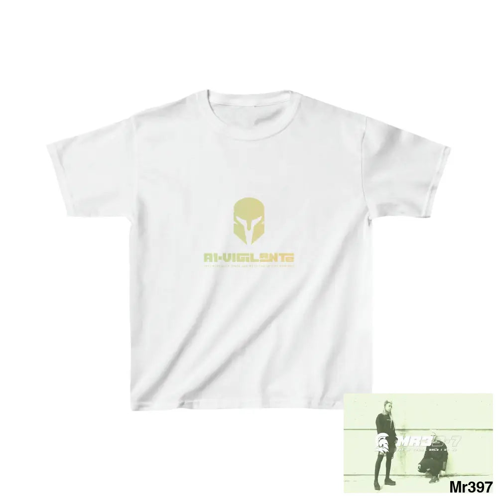 A1-Vigilante -Sparta Kids Heavy Cotton™ Tee XS / White Kids clothes