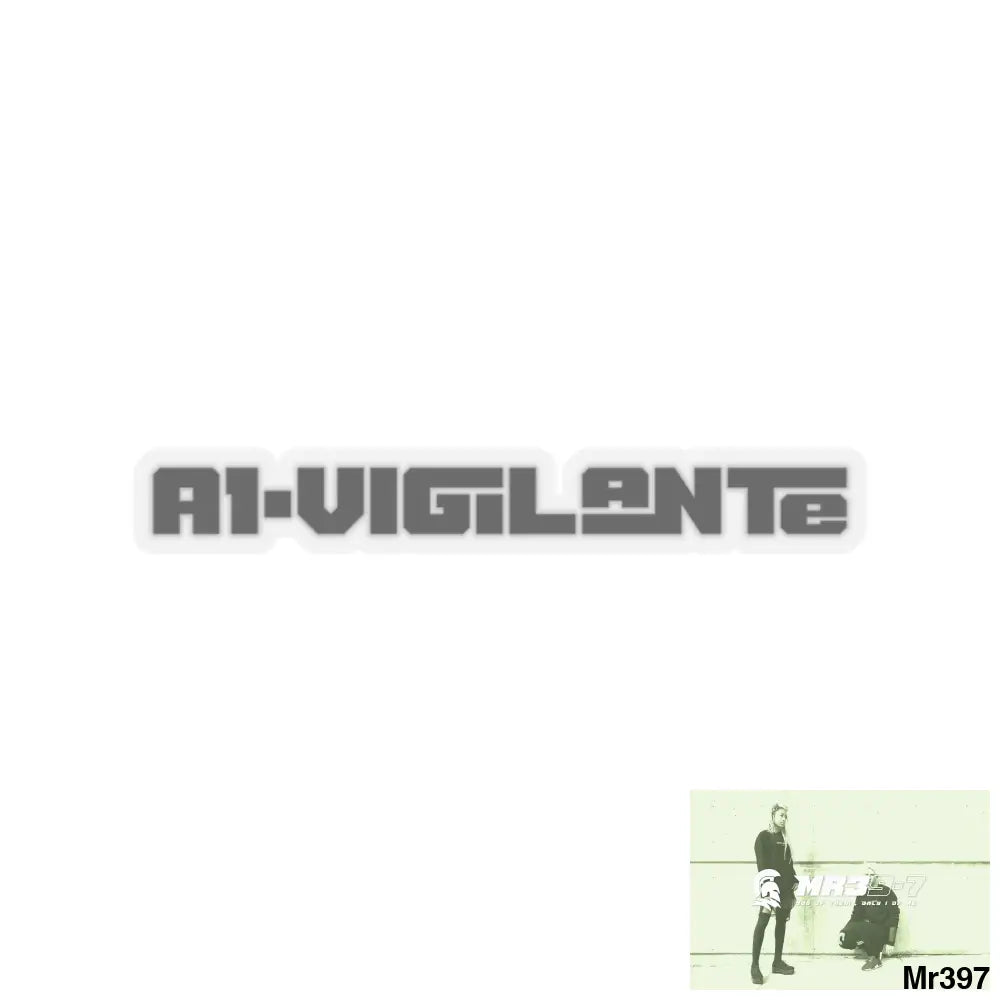 A1-Vigilante Sparta Kiss-Cut Stickers 2’’ × 2’’ / Transparent Paper products