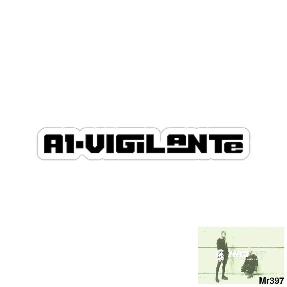 A1-Vigilante Sparta Kiss-Cut Stickers 2’’ × 2’’ / White Paper products