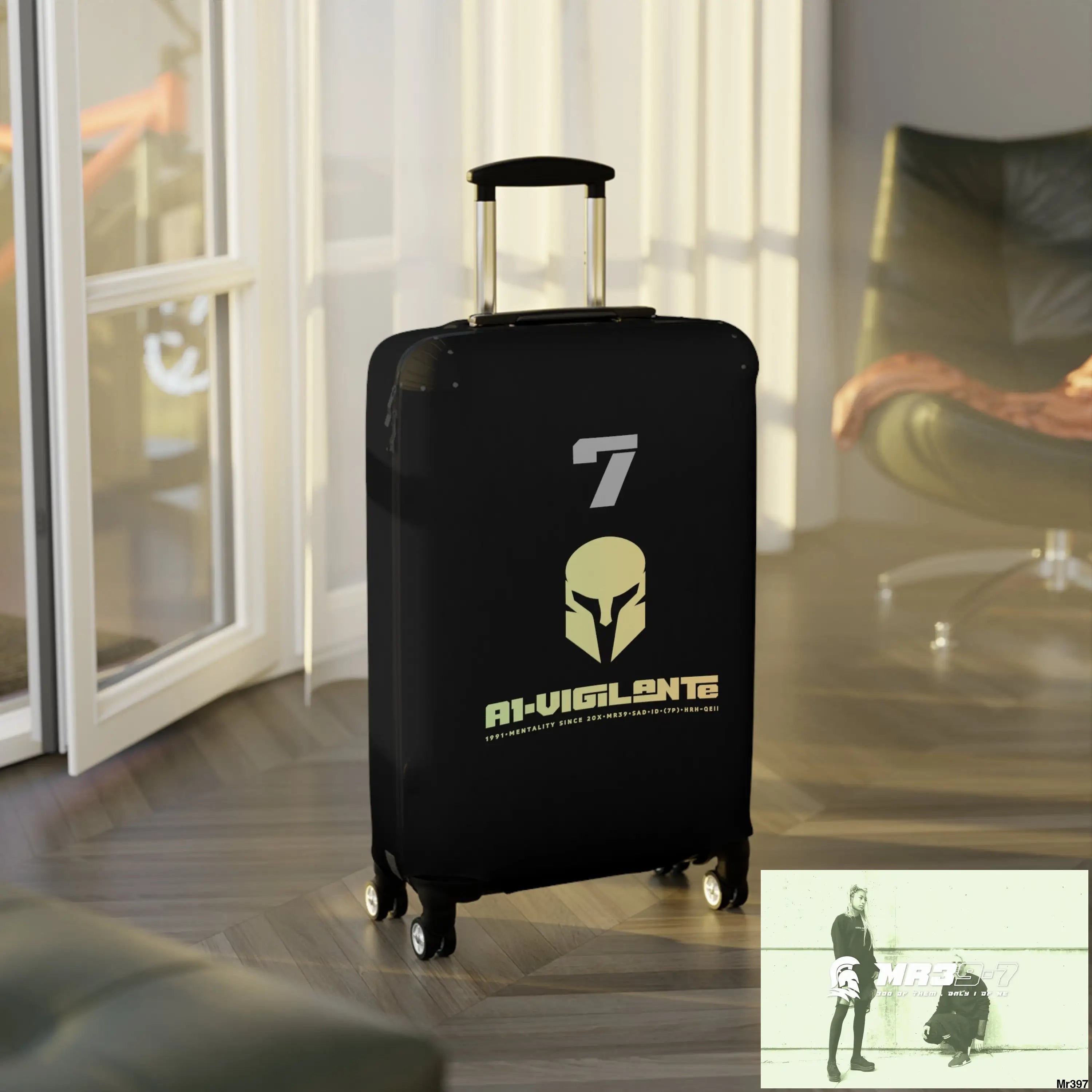 A1-Vigilante Sparta Luggage Cover Accessories