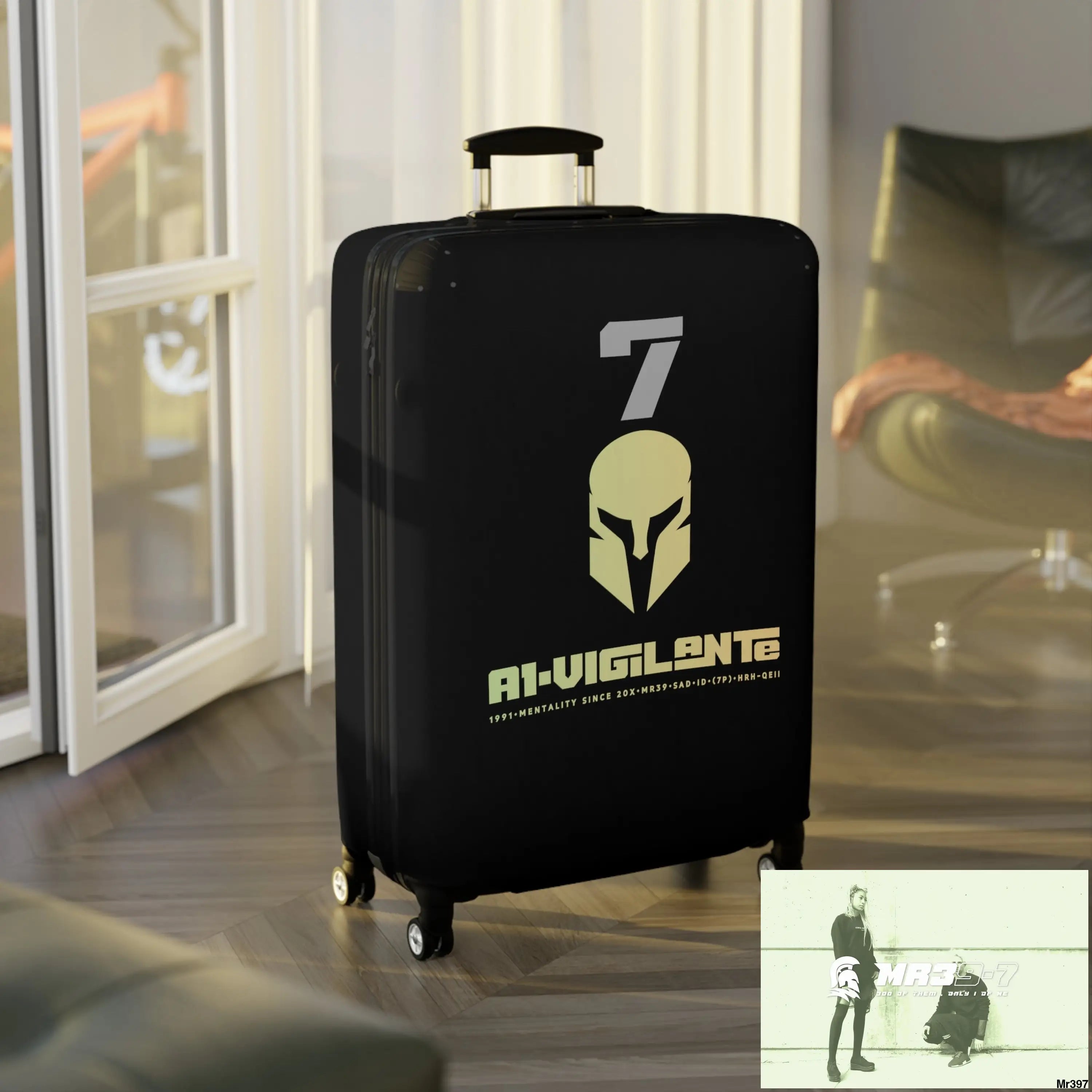 A1-Vigilante Sparta Luggage Cover Accessories