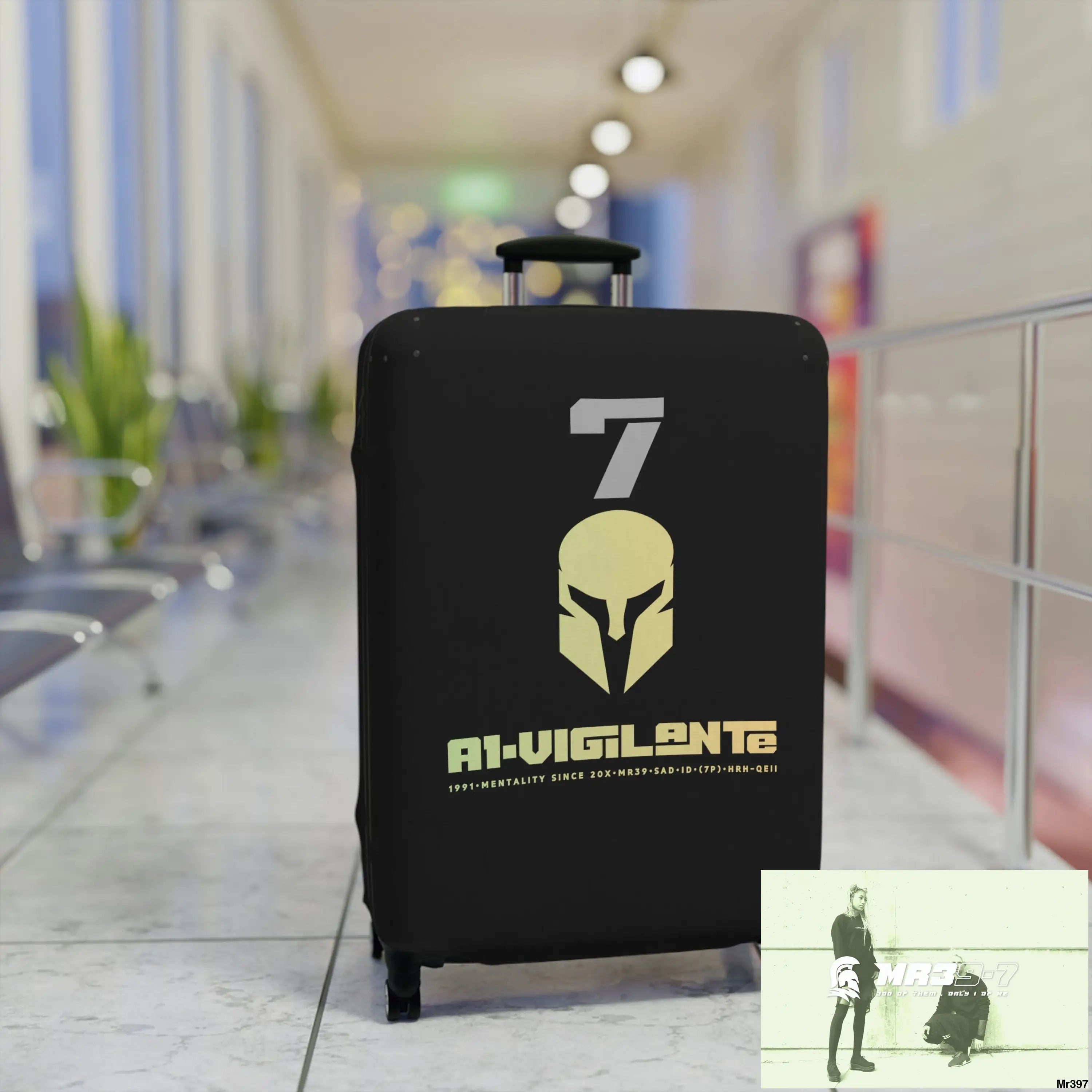 A1-Vigilante Sparta Luggage Cover Accessories