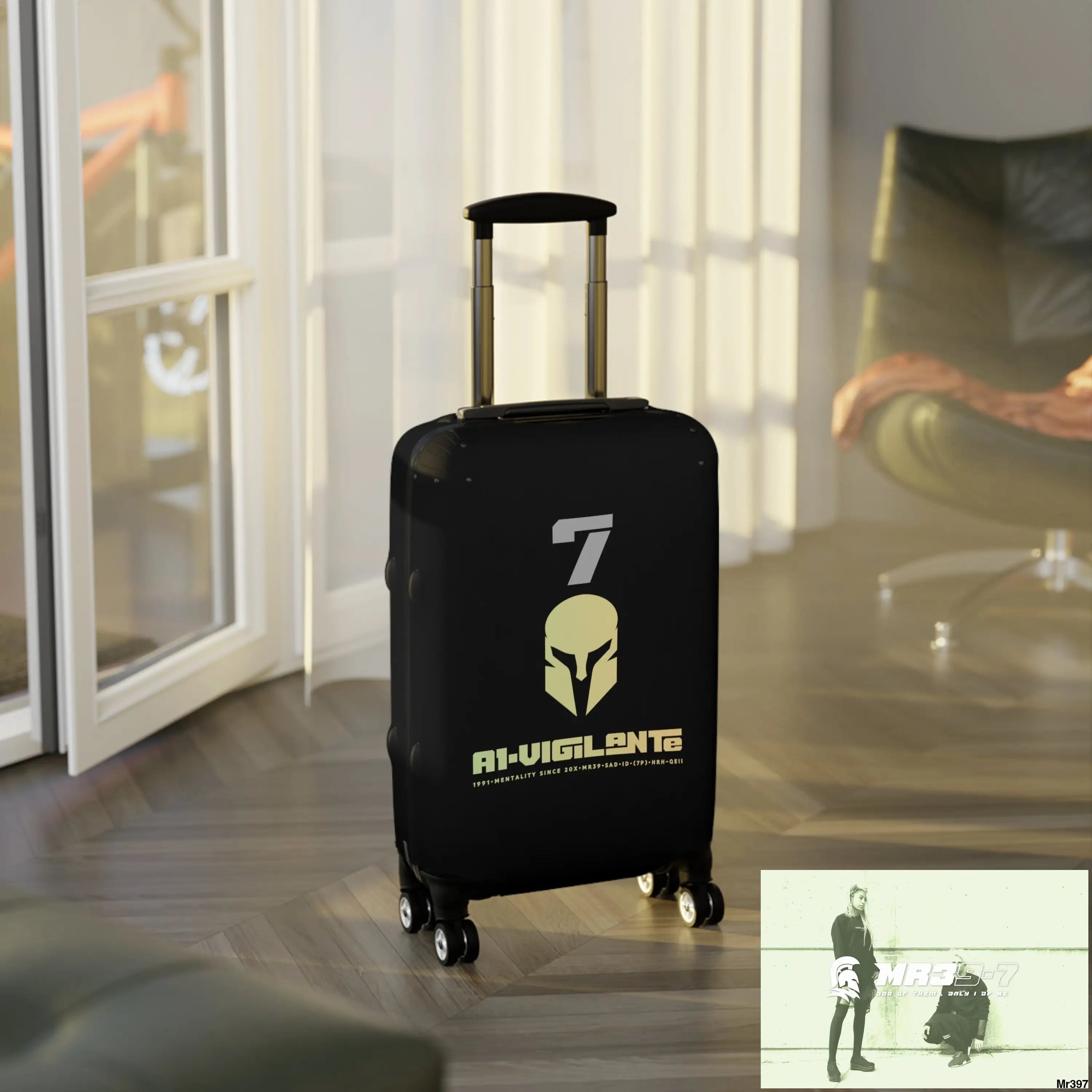 A1-Vigilante Sparta Luggage Cover Accessories
