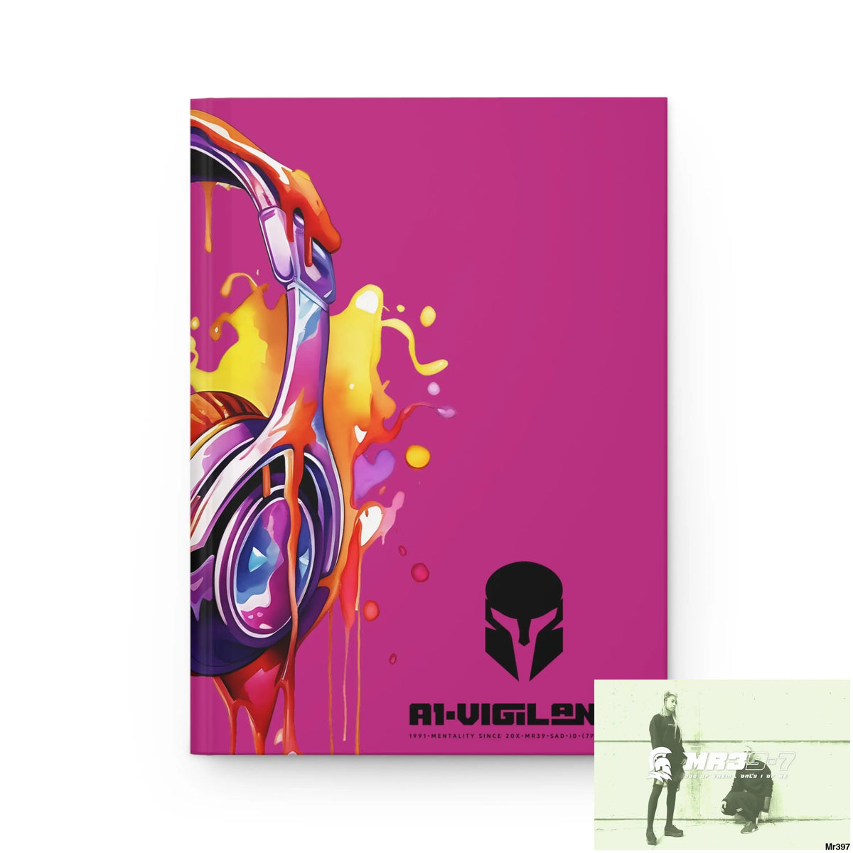 A1-Vigilante • Sparta Melting Headset Hardcover Journal Matte Journal Paper products