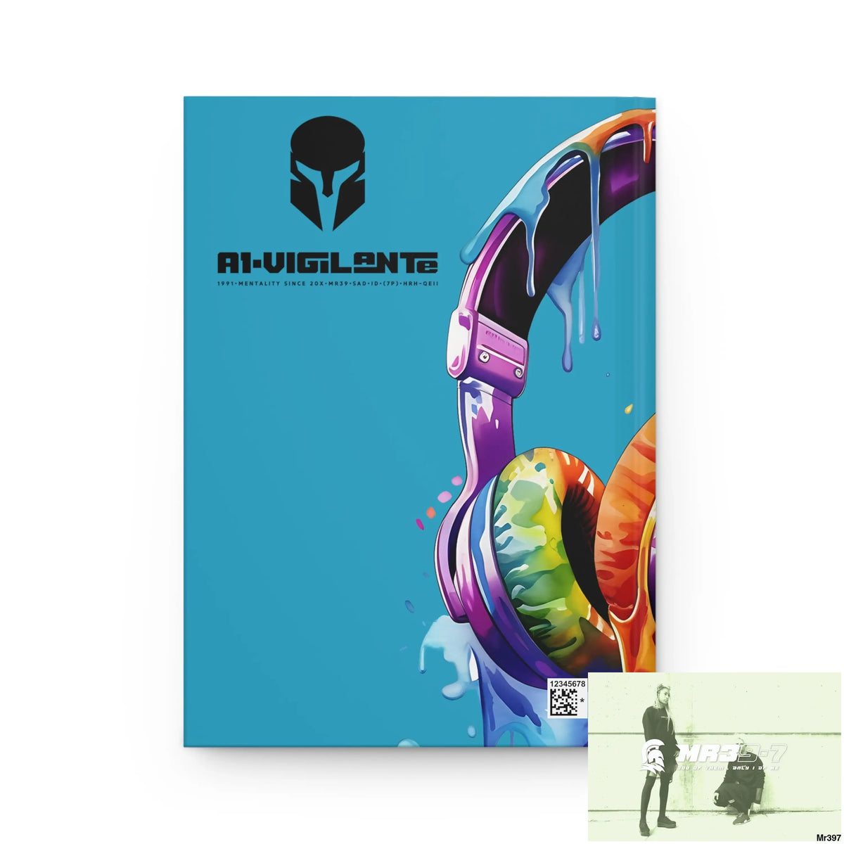 A1-Vigilante • Sparta Melting Headset Hardcover Journal Matte Journal Paper products