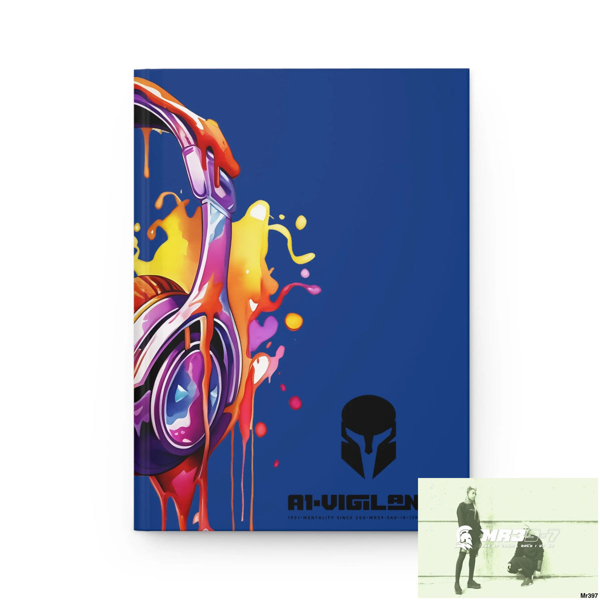 A1-Vigilante • Sparta Melting Headset Hardcover Journal Matte Journal Paper products