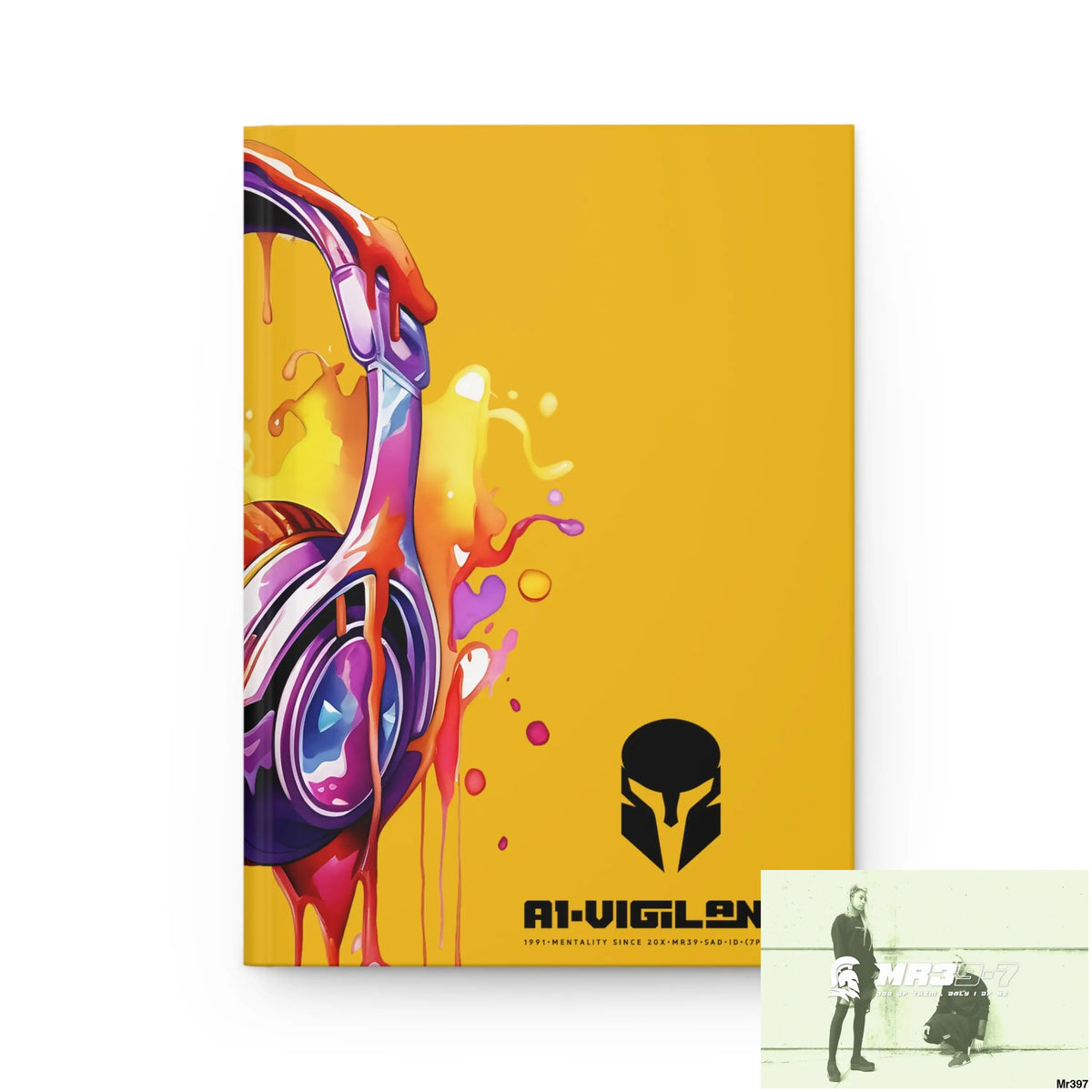 A1-Vigilante • Sparta Melting Headset Hardcover Journal Matte Journal Paper products
