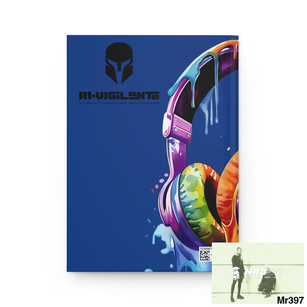 A1-Vigilante • Sparta Melting Headset Hardcover Journal Matte Journal Paper products