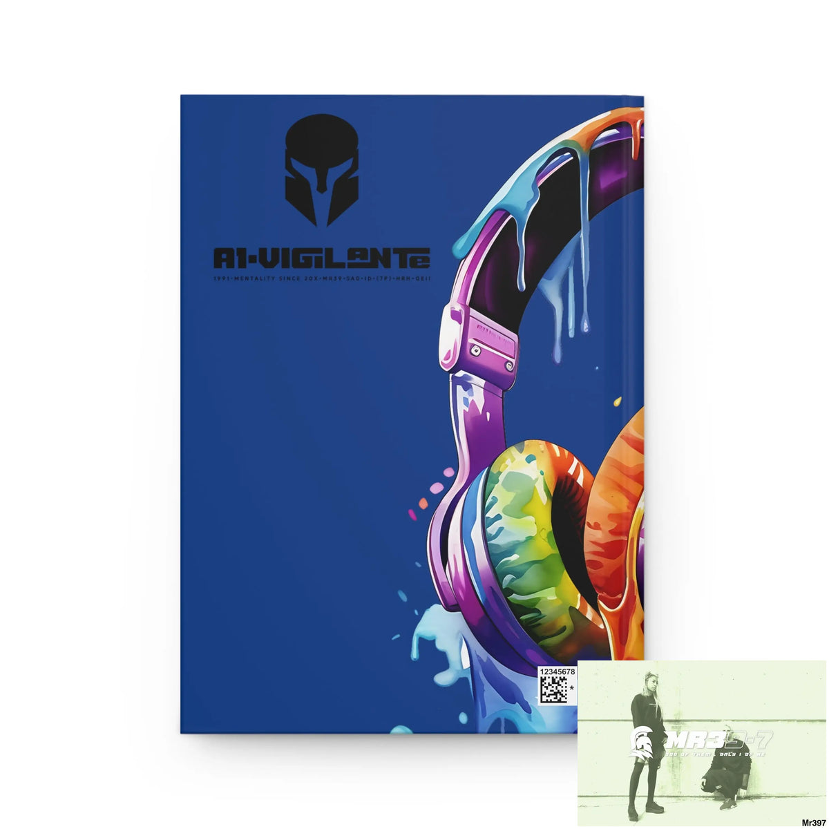 A1-Vigilante • Sparta Melting Headset Hardcover Journal Matte Journal Paper products