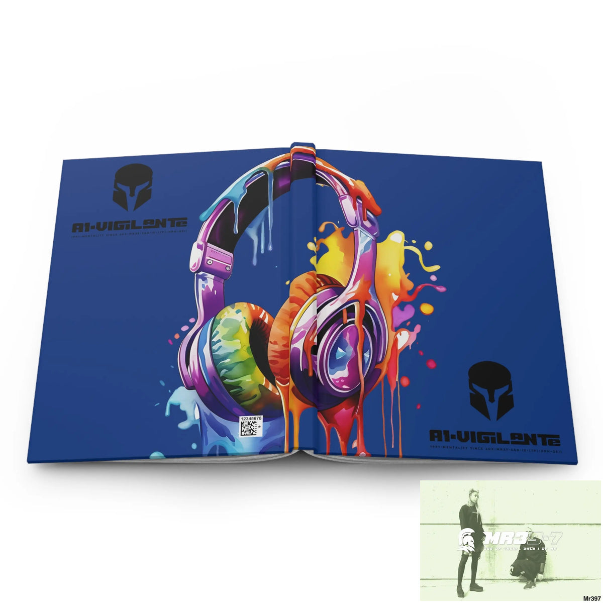 A1-Vigilante • Sparta Melting Headset Hardcover Journal Matte Journal Paper products