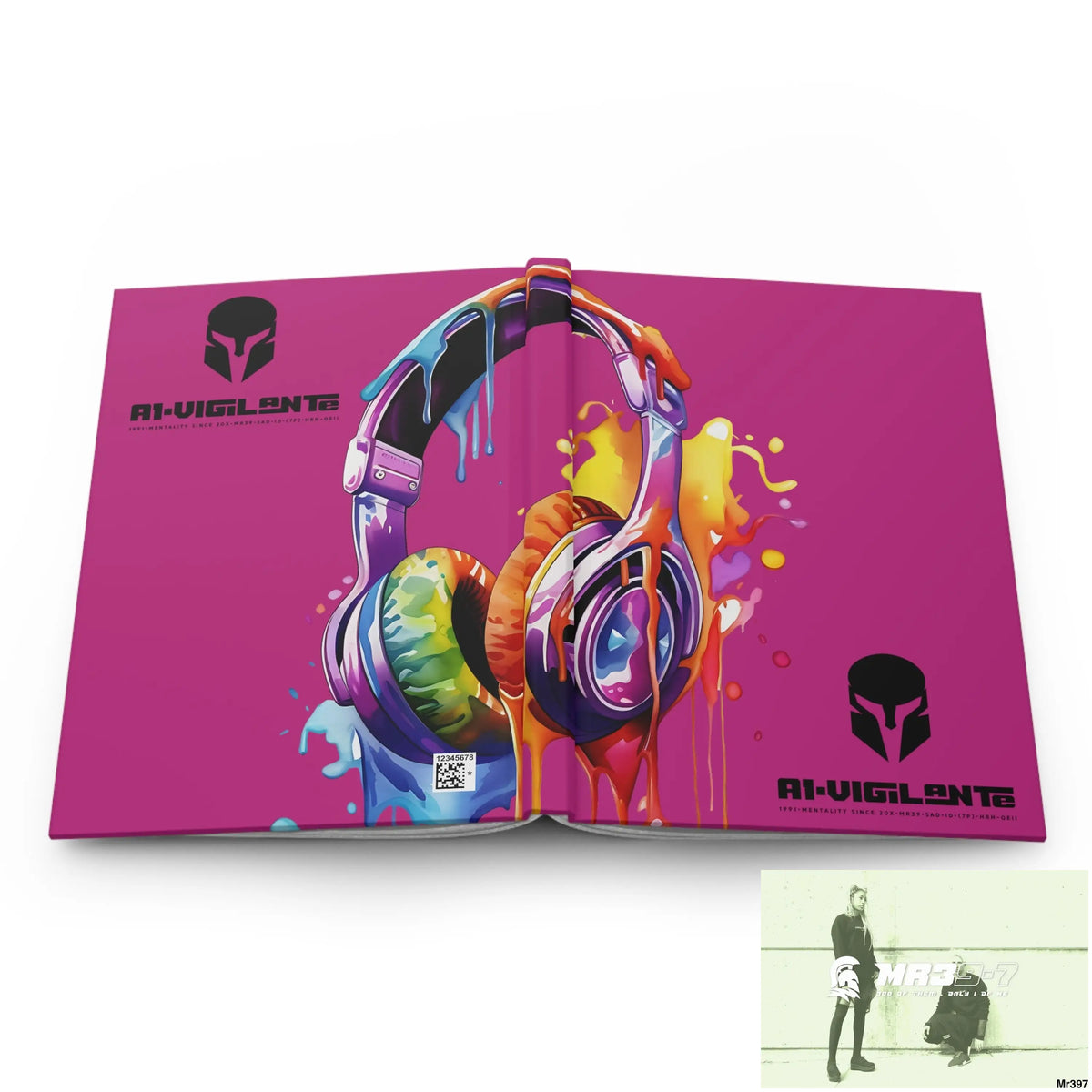 A1-Vigilante • Sparta Melting Headset Hardcover Journal Matte Journal Paper products