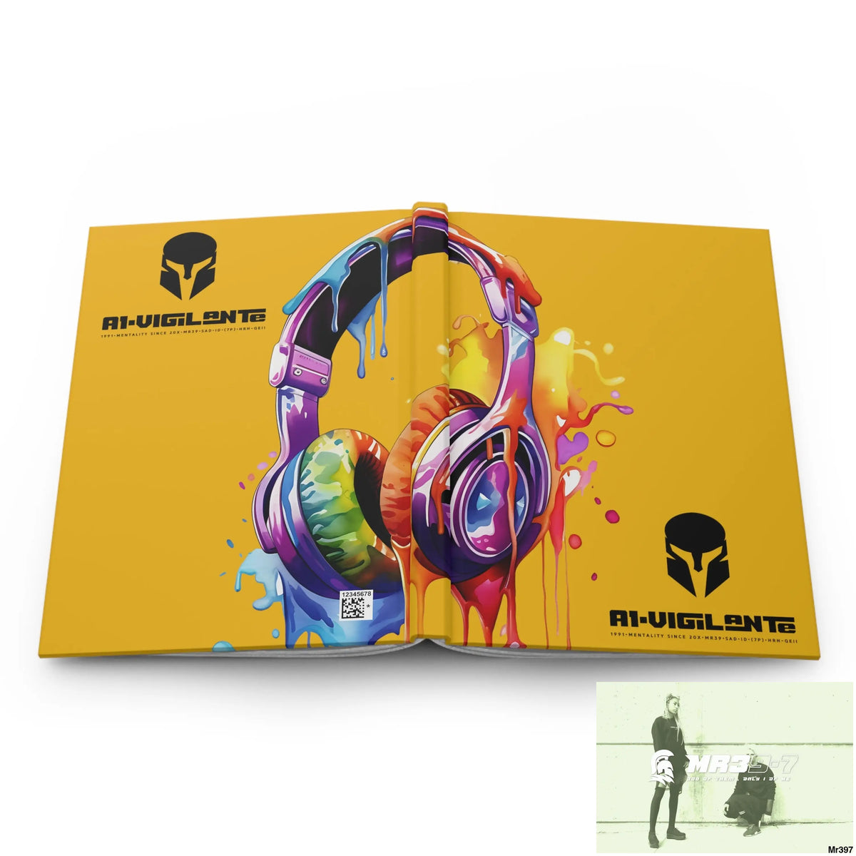 A1-Vigilante • Sparta Melting Headset Hardcover Journal Matte Journal Paper products