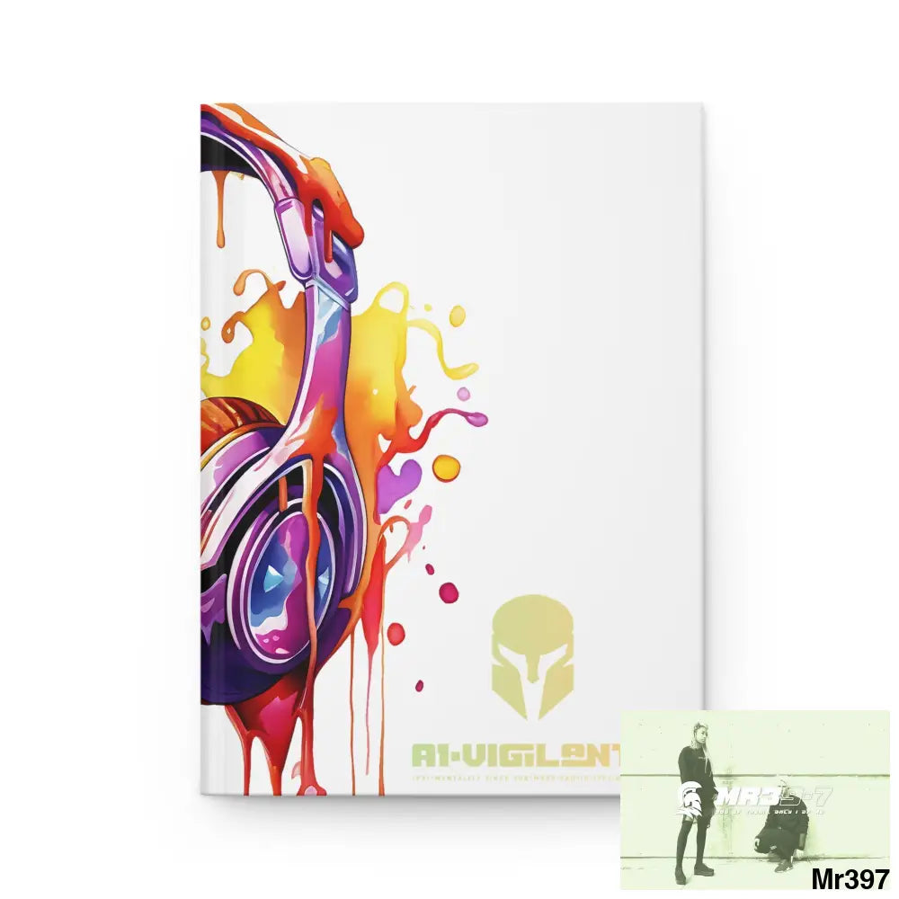 A1• Vigilante Sparta Melting Headset Hardcover Journal Matte Journal Paper products