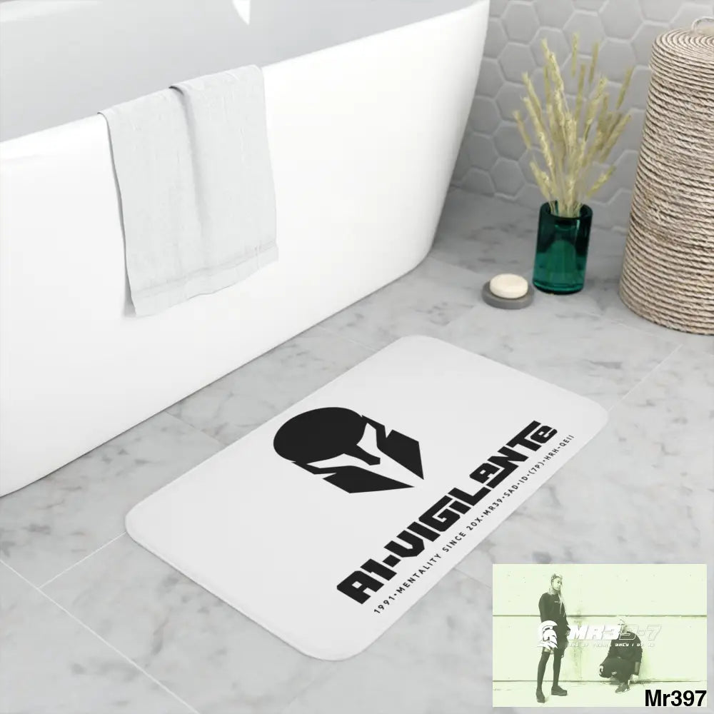 A1-Vigilante Sparta Memory Foam Bath Mat Home Decor