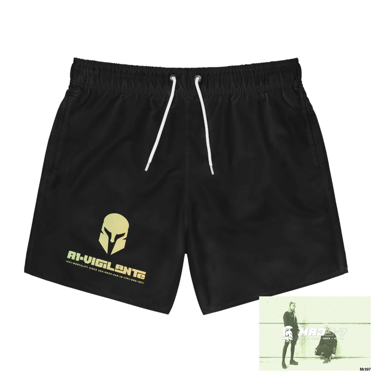 A1-Vigilante Sparta Mens Swim Trunks (AOP) 3XL / Seam thread color automatically matched to design All Over Prints
